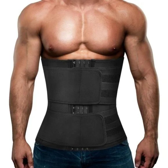 Boutique Other - MENS Waist Trainer Slimming Black S2